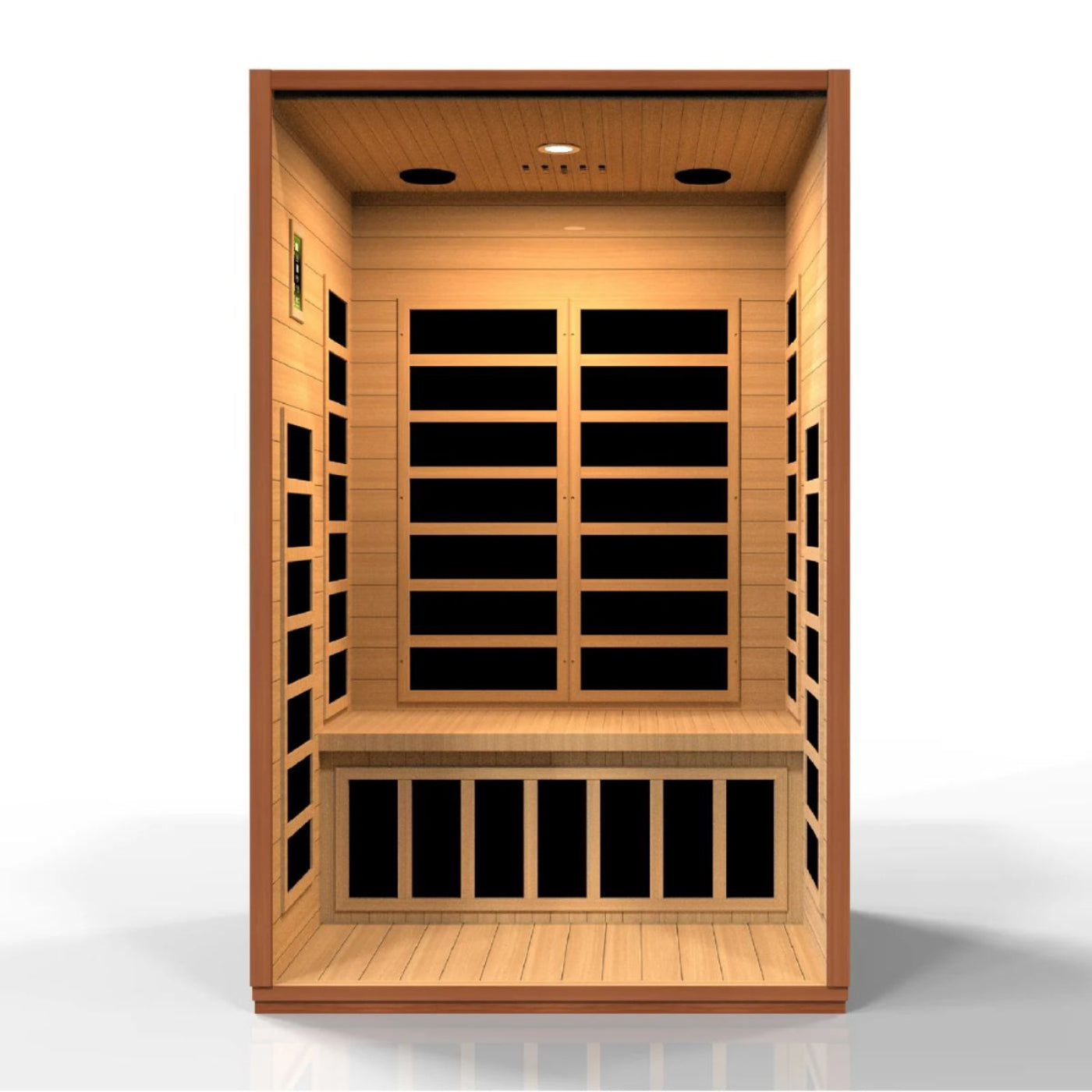 Dynamic Saunas Cordoba Elite 2 Person Ultra Low EMF FAR Infrared Sauna - DYN-6203-01 Elite