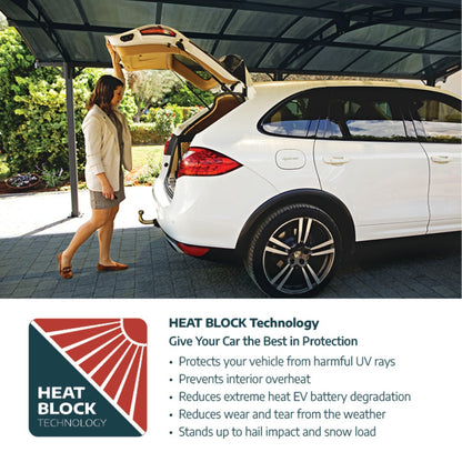 Palram - Canopia | Arcadia 5000 Carport 12x28x8 ft - HG9119