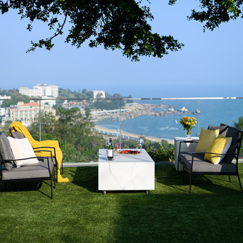 Carrara Fire Table Outdoor