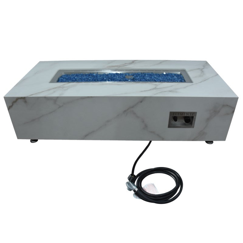 Carrara Fire Table with Hose
