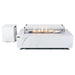 Carrara Fire Table with Tank Cover and Wind Screen
