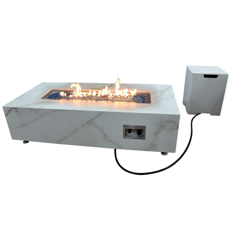 Carrara Fire Table with Tank