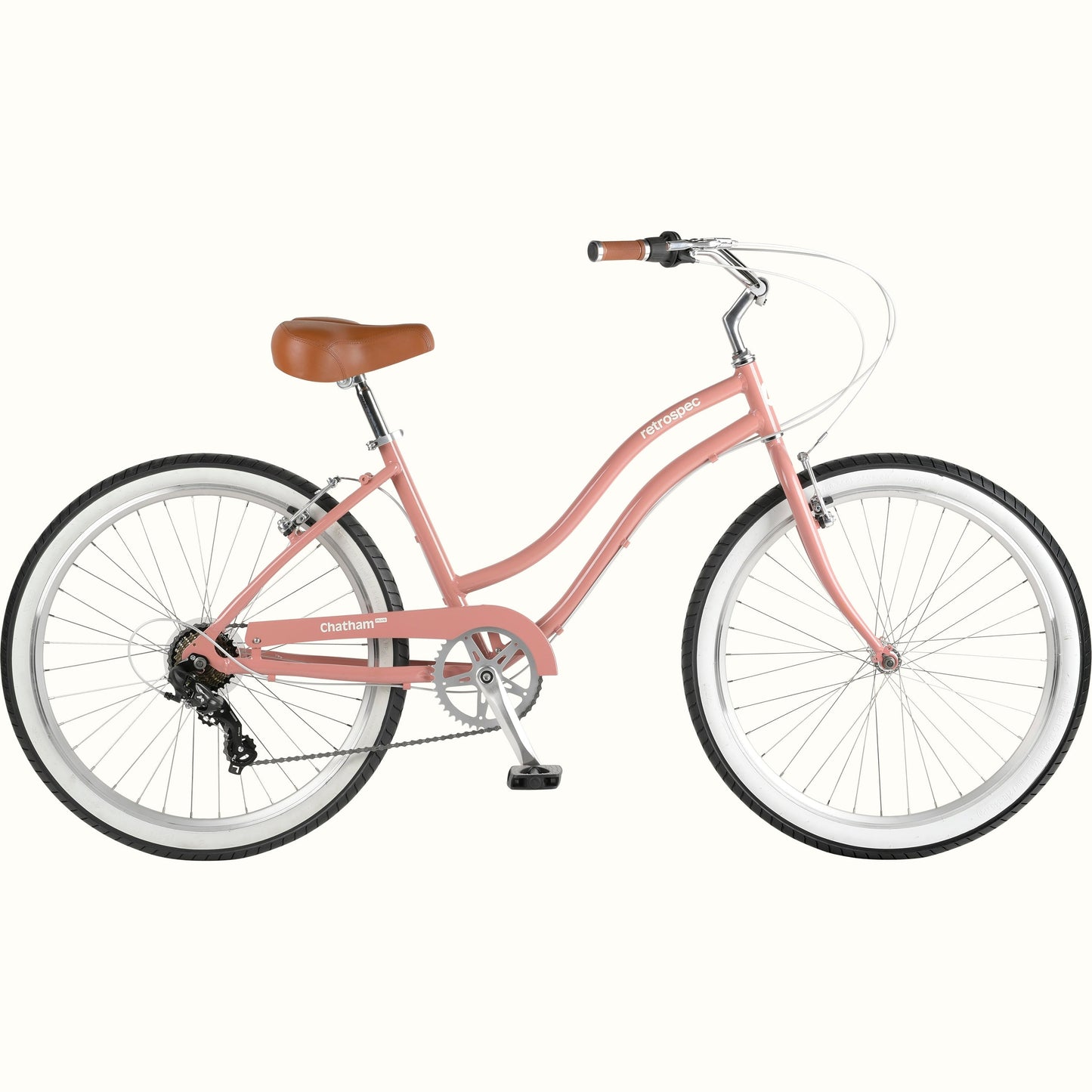 Retrospec Chatham Plus Aluminum Beach Cruiser Bike - Step Through 7 Speed - 6408