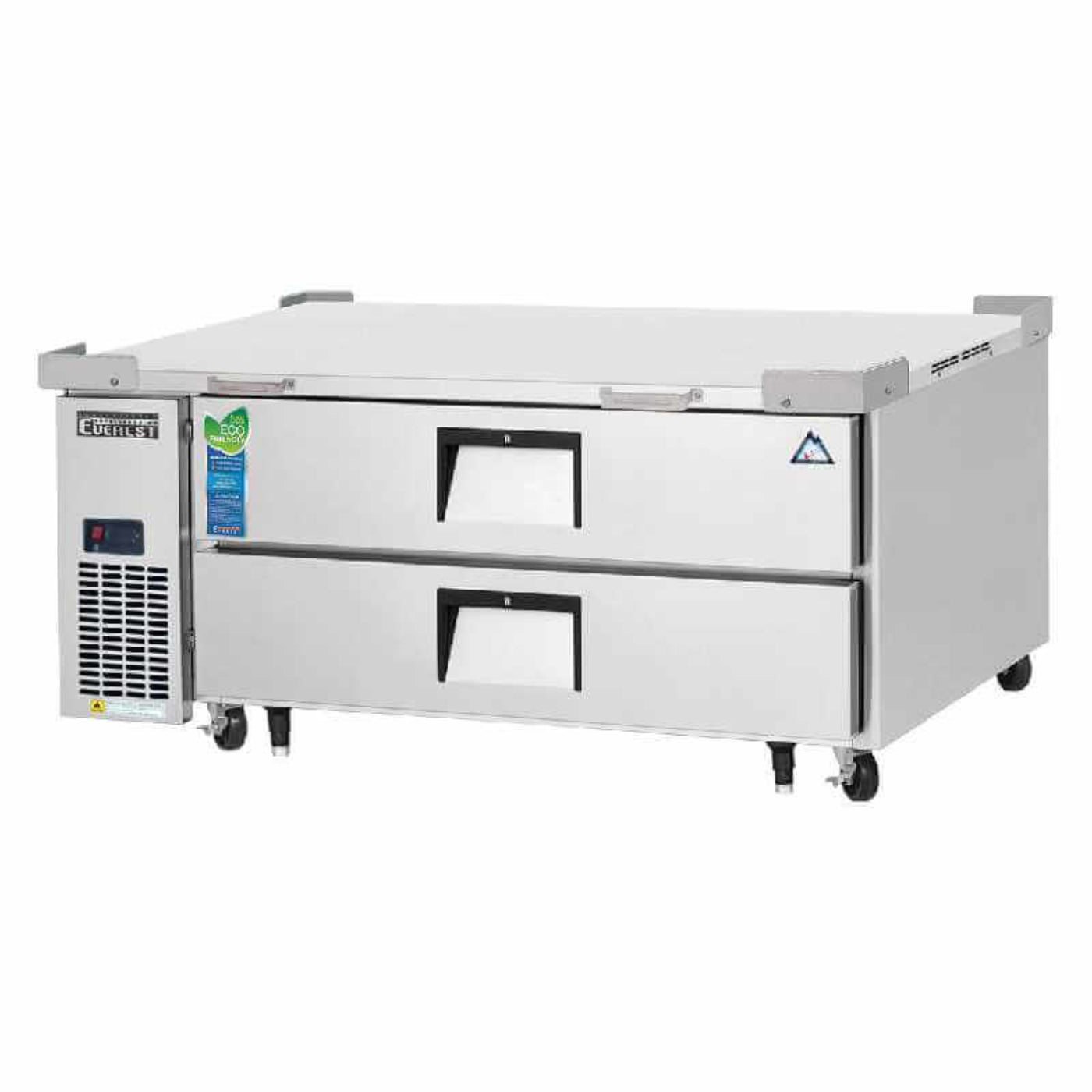 Everest - ECB52-60D2 Commercial 60" Chef Base Refrigerator 2 Drawers - ECB52-60D2