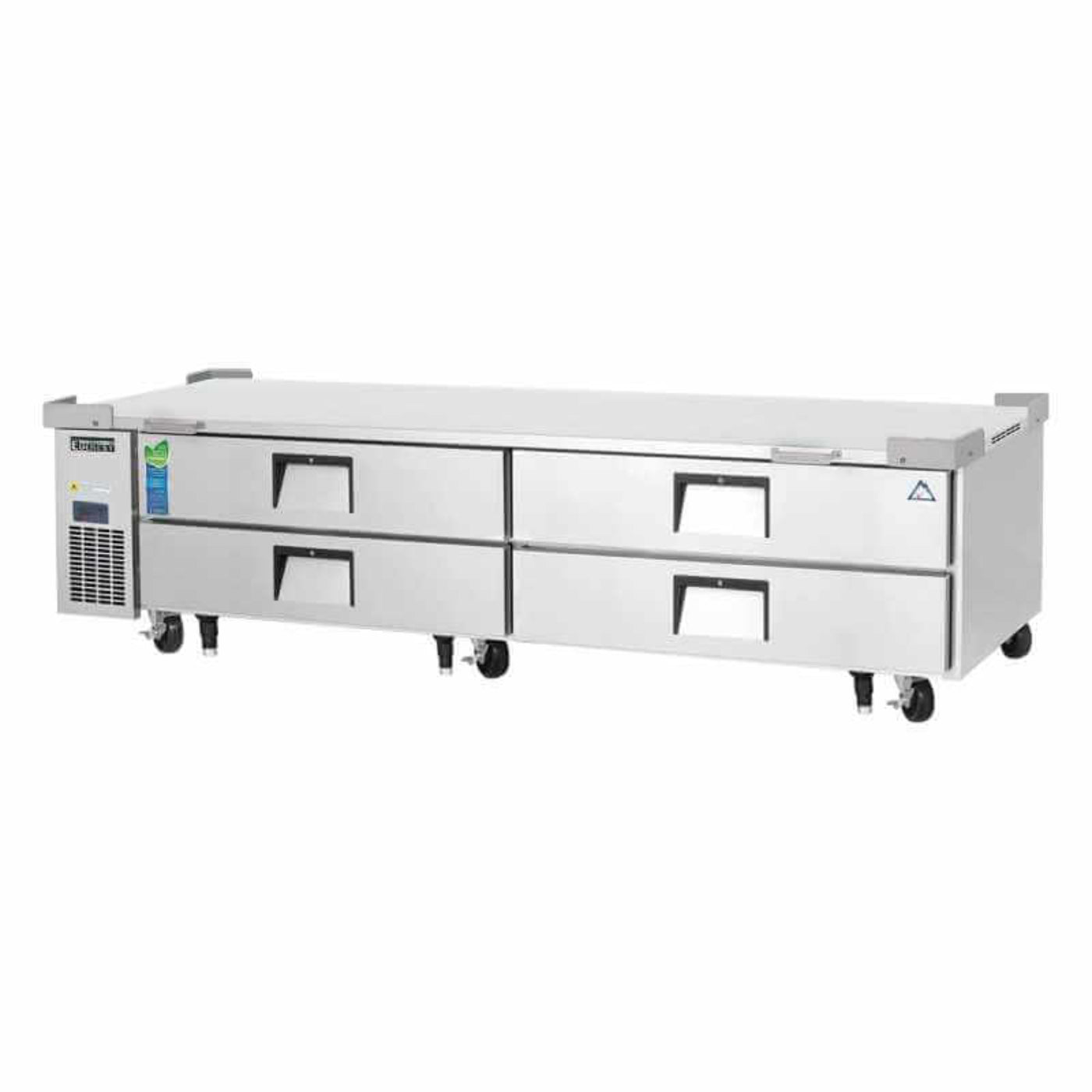 Everest - ECB96D4 Commercial 95" Chef Base Refrigerator 4 Drawers - ECB96D4