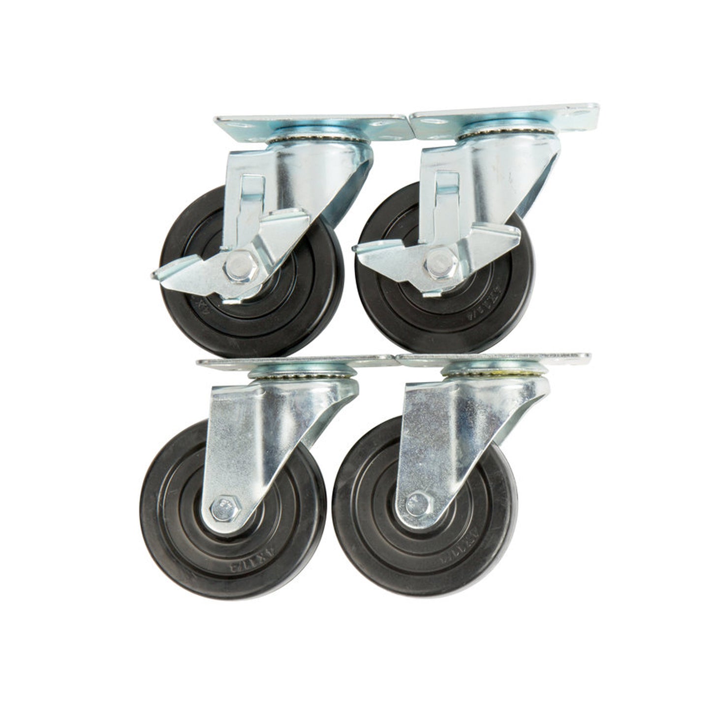 Chef AAA Undercounter Casters Wheels, Locks and Hardware Set - 4CSTRW