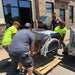 Chicago Brick oven Countertop Oven 4 people carrying it