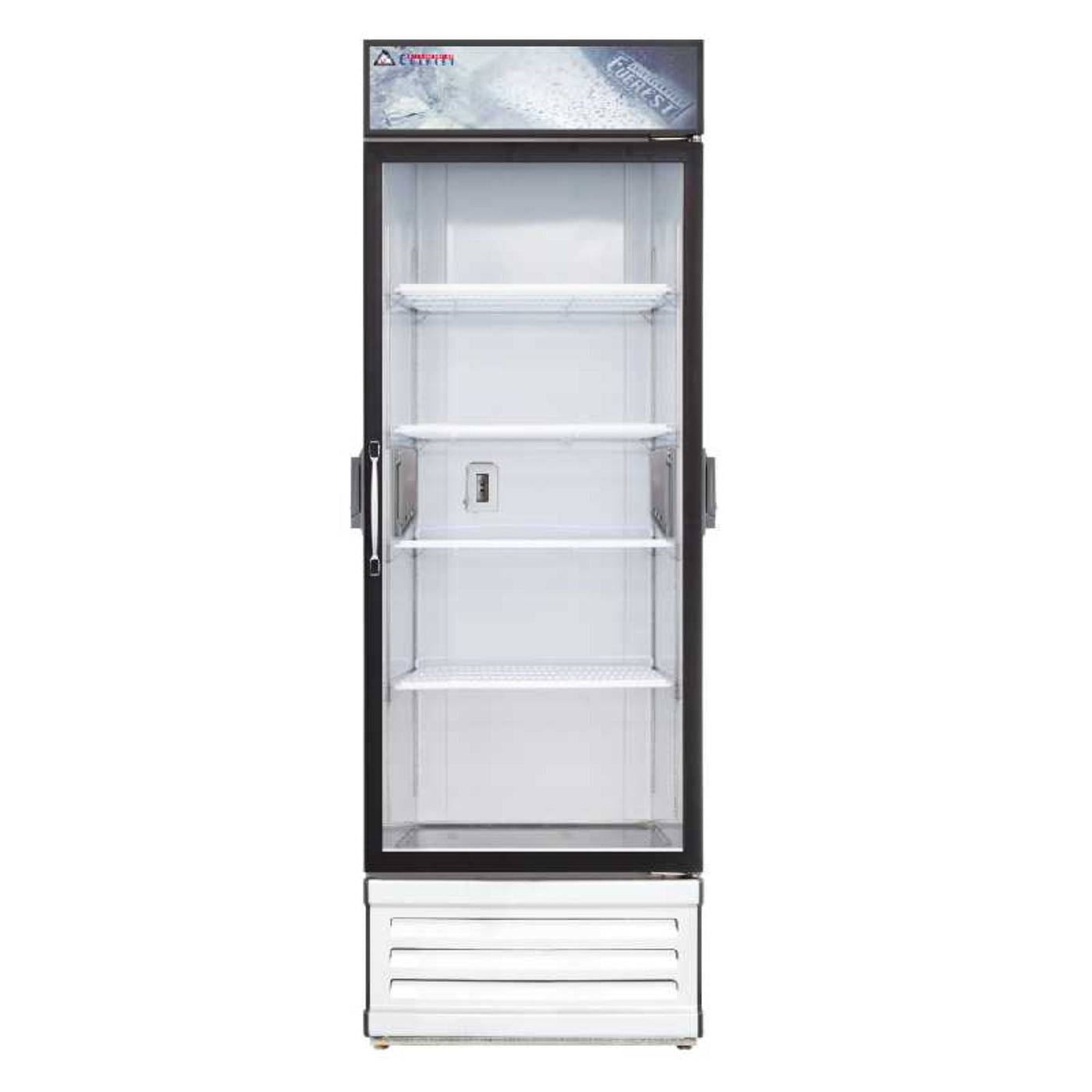 Everest - EMGR24C, Commercial 28" 1 Swing Glass Door Chromatography Merchandiser Refrigerator 25 cu.ft. - EMGR24C