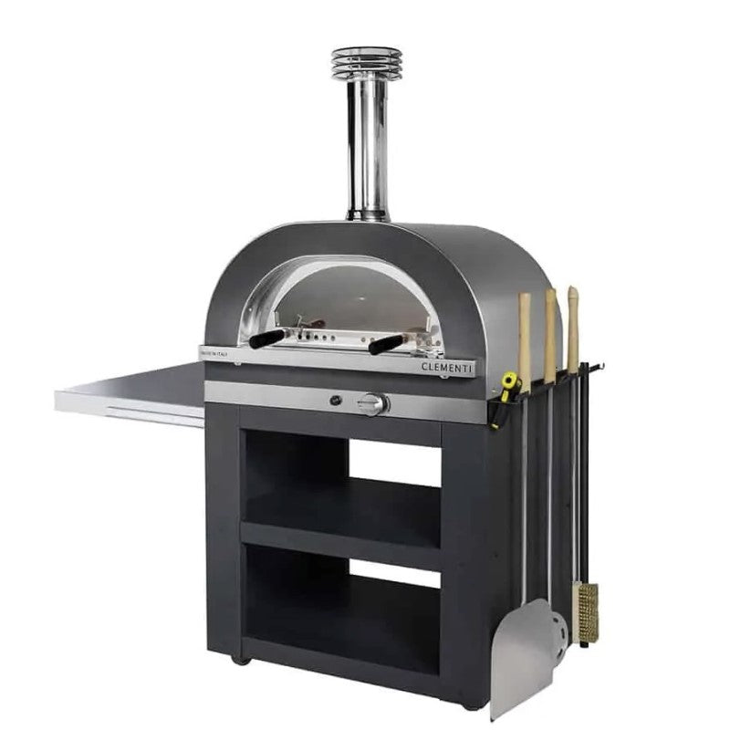 Clementi Gold Gas-Fired Pizza Oven with Cart