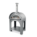 Clementi Pulcinella Wood-Burning Pizza Oven Stainless Glass Door