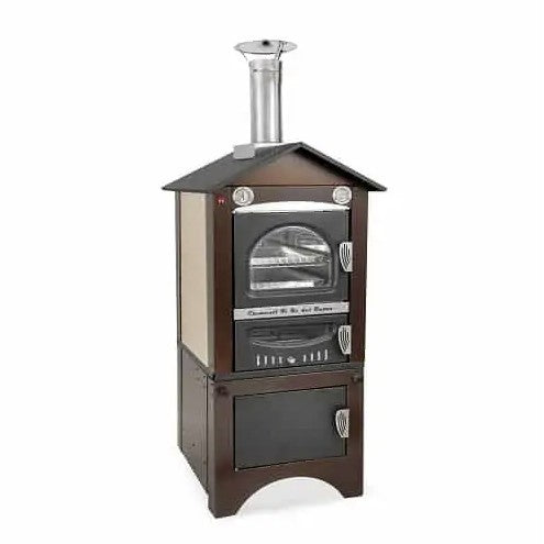 Clementi Smile Indirect Outdoor Wood-Burning Pizza Oven Anthracite Roof