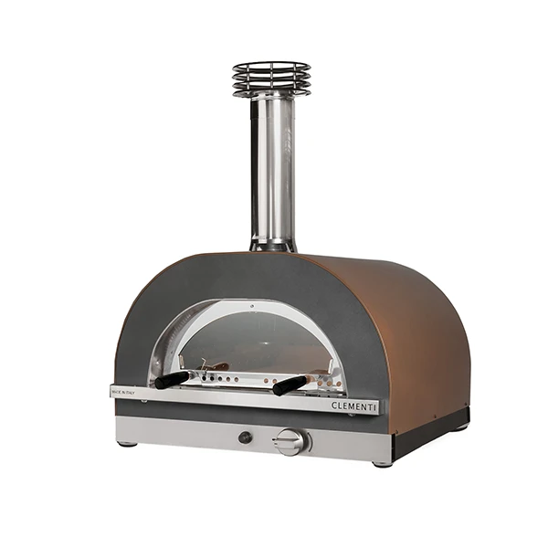 Clementi Gold Gas-Fired Pizza Oven with Cart