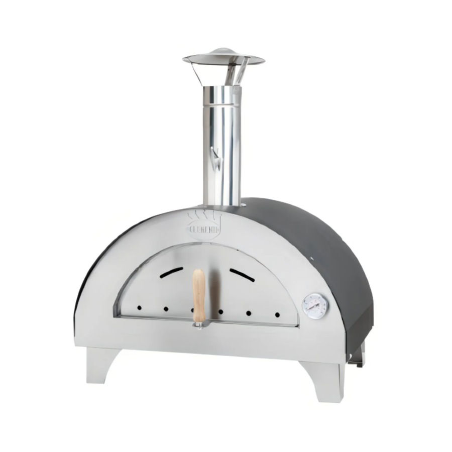 Clementino Wood-Burning Pizza Oven in Anthracite