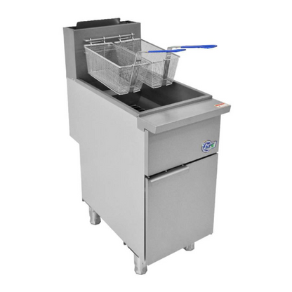 Chef AAA , Commercial 40lbs Deep Fryer 3 Tube Natural Gas - KF-F3-NG