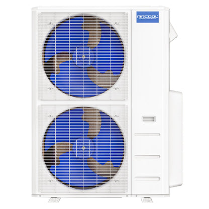 MRCOOL DIY 5th Gen Mini Split - 5-Zone 55,000 BTU Ductless Air Conditioner and Heat Pump Condenser with 12K + 12K + 12K + 12K + 9K Ceiling Cassette Air Handlers