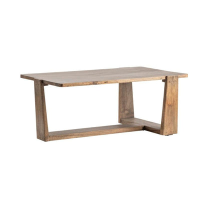 Crestview Collection Bengal Manor 50" x 30" x 20" Occasional Mango Wood Tri-Leg Rectangle Cocktail Table - CVFNR664