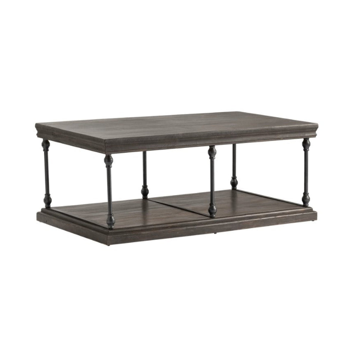 Crestview Collection Covington 48" x 28" x 20" Occasional Wood Rectangle Cocktail Table - CVFNR960