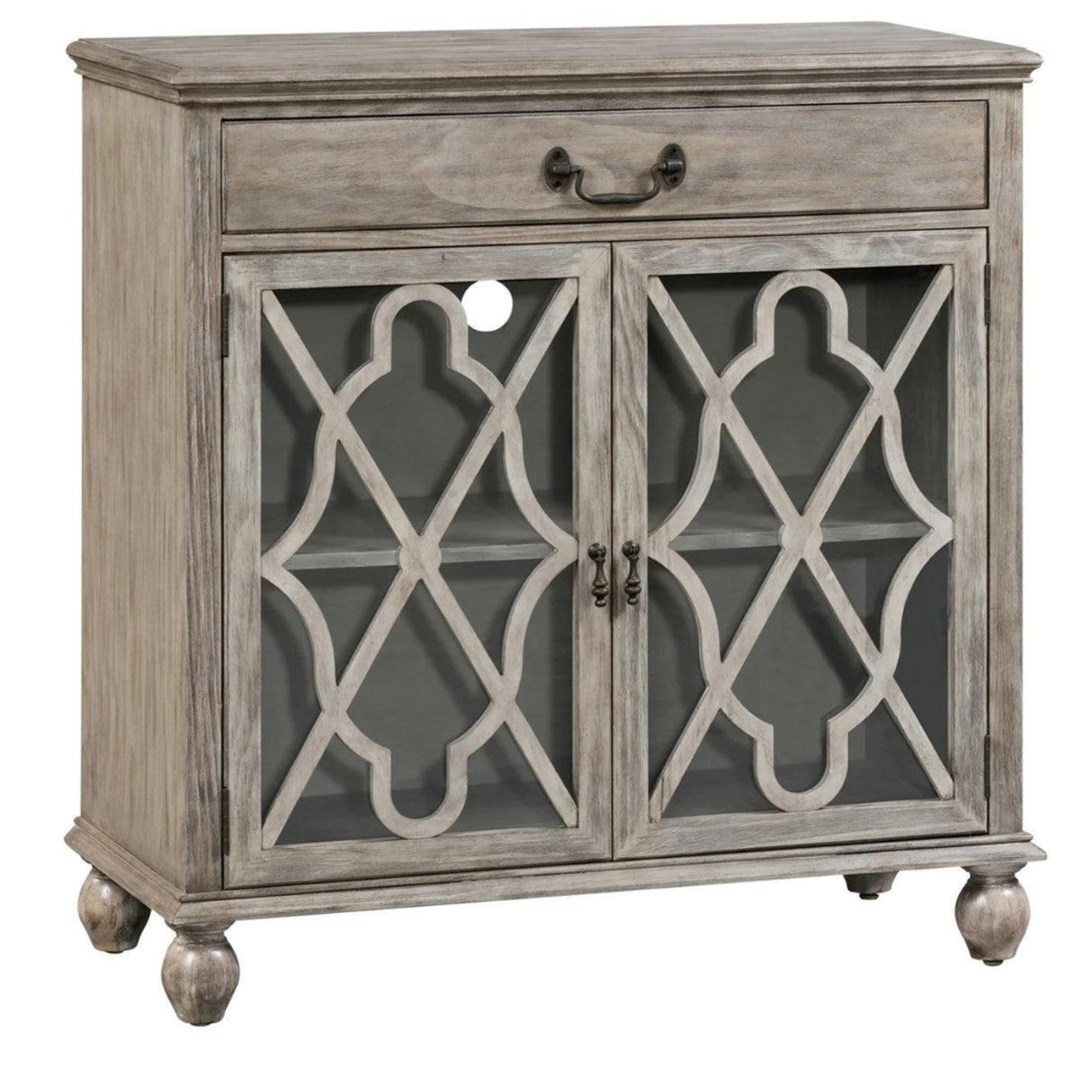 Crestview Collection Hawthorne Estate 36" x 18" x 39" 1-Drawer 2-Door Traditional W - CVFVR8016