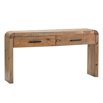 Crestview Collection Pleasant Grove 64" x 14" x 13" Transitional Metal And Wood Console In Light Wood Finish - CVFVR8251