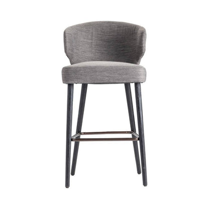 Crestview Collection Webster 22" x 22" x 40" Traditional Fabric And Wood Bar Stool - CVFZR5133