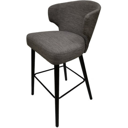 Crestview Collection Webster 22" x 22" x 40" Traditional Fabric And Wood Bar Stool - CVFZR5133