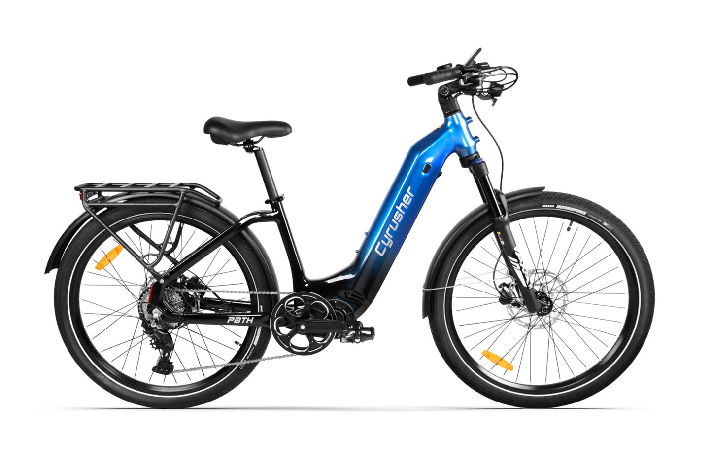 Cyrusher Path E-Bike | 59 Mi Range • 750 W Power • City Comfort - Path-BL-US