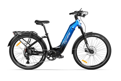 Cyrusher Path E-Bike | 59 Mi Range • 750 W Power • City Comfort - Path-BL-US