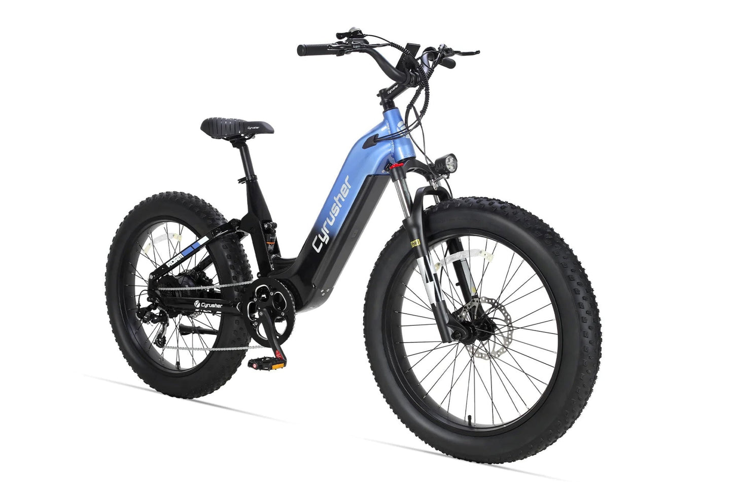 Cyrusher Roam Step-Thru Full-Suspension E-Bike - US-ROAM-BLUE