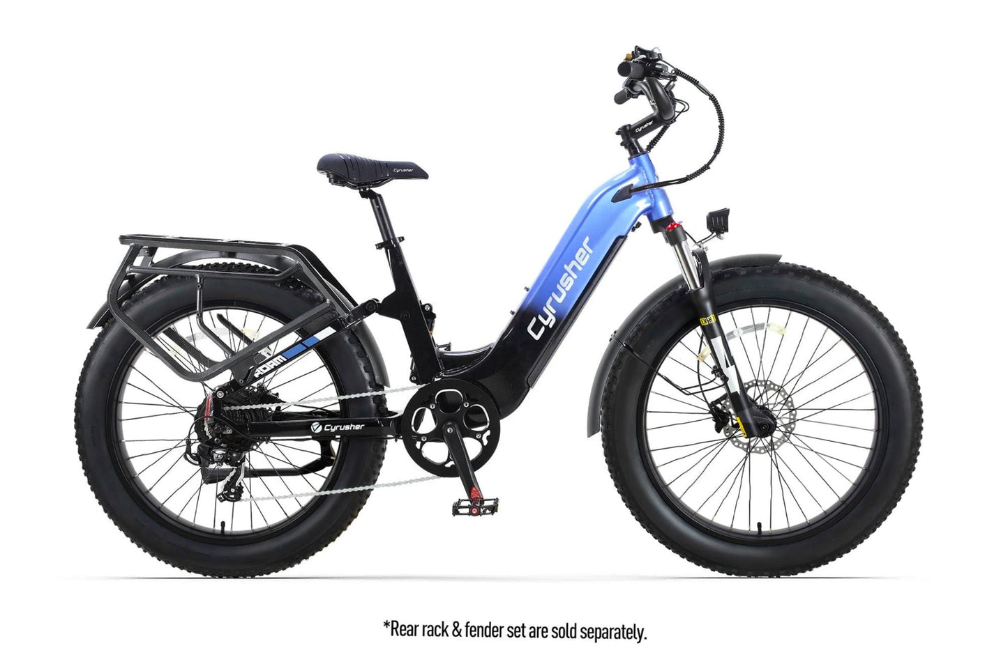 Cyrusher Roam Step-Thru Full-Suspension E-Bike - US-ROAM-BLUE