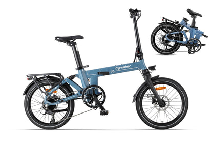 Cyrusher Sonder Folding E-Bike - Us-Sonder-Blue