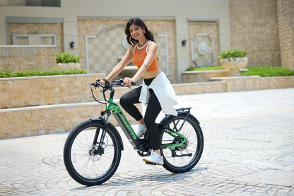Cyrusher Sprint Step-Through City E-Bike - US-Sprint-Green