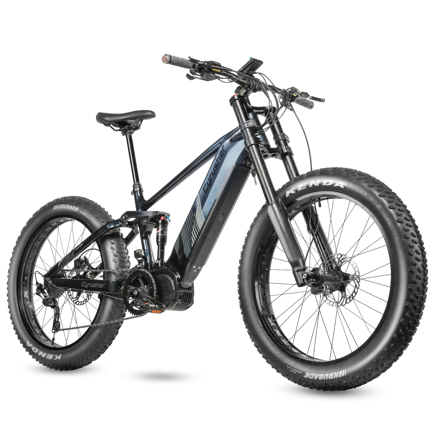 Cyrusher Nitro Mountain Mid-Drive All Terrain Air Shock Ebike - US-NTRO-RD
