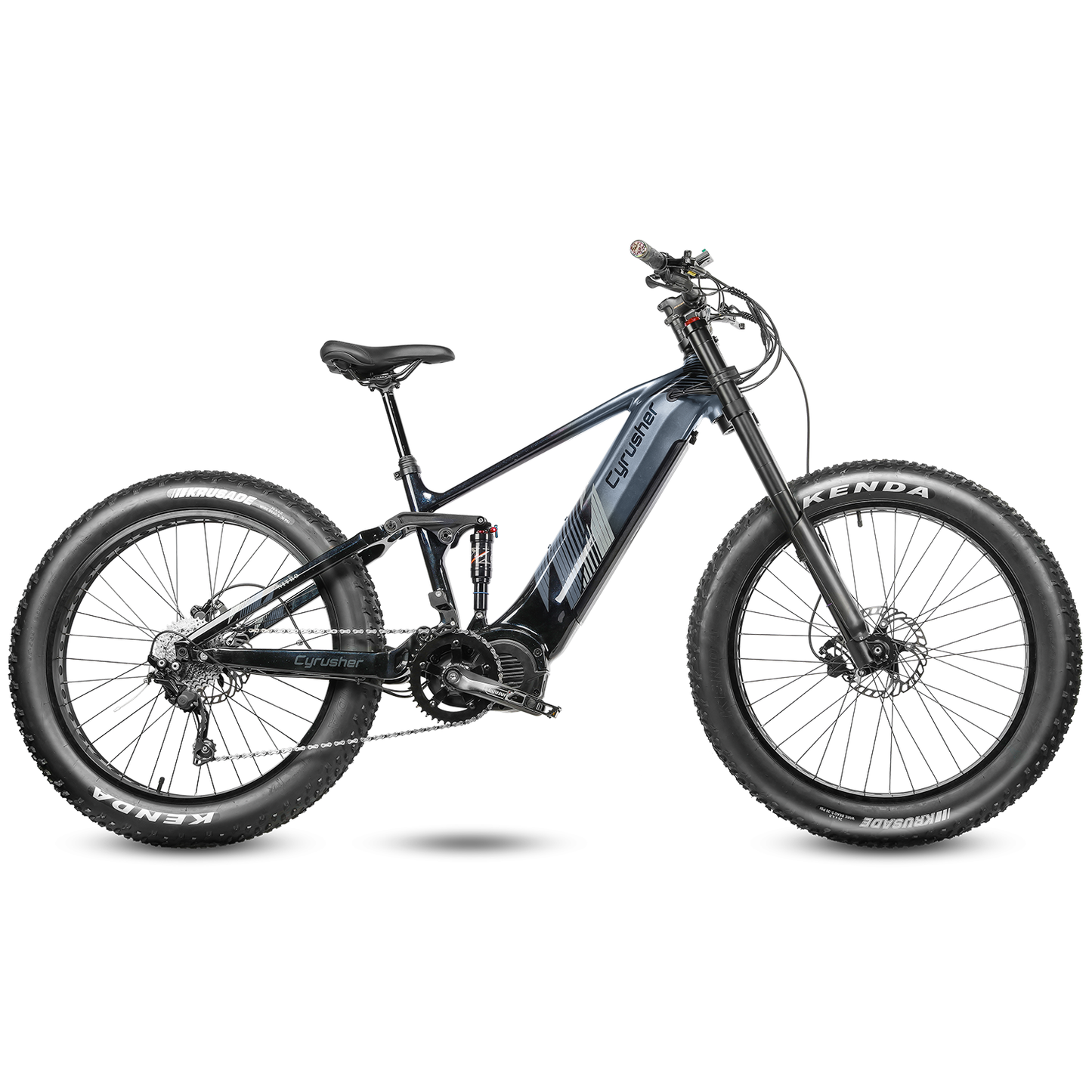 Cyrusher Nitro Mountain Mid-Drive All Terrain Air Shock Ebike - US-NTRO-RD