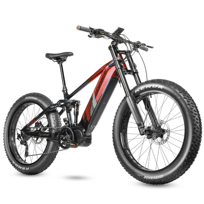 Cyrusher Nitro Mountain Mid-Drive All Terrain Air Shock Ebike - US-NTRO-RD
