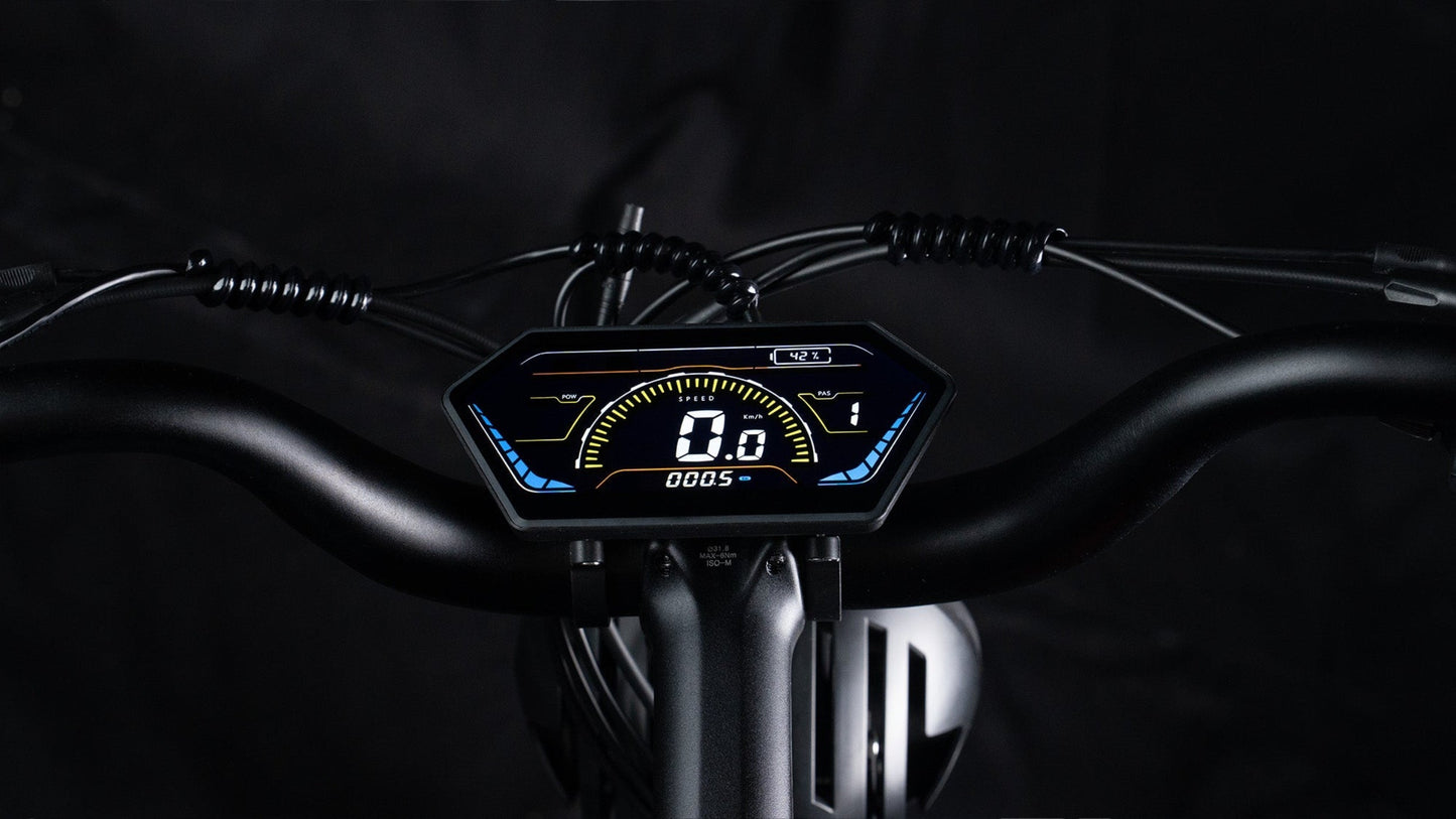 Cyrusher Trax 2.0 Step-Thru Full-Suspension E-Bike - US-TRAX2.0-BL