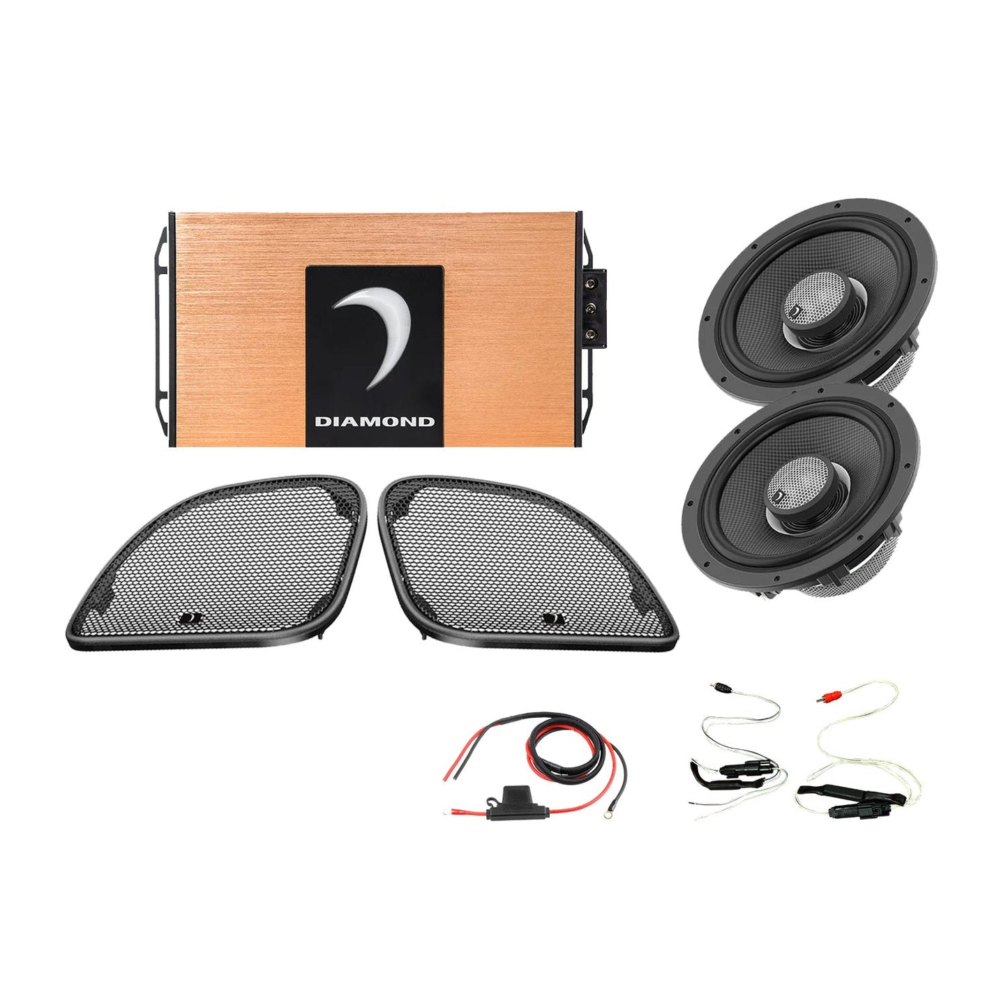 Diamond Audio 14 - 23 Harley Davi Road Glide 4-Speaker System - DA1423RGTP1