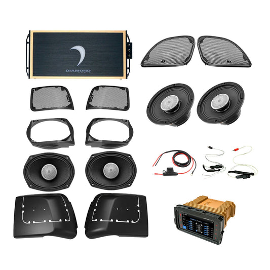 Diamond Audio 14 - 23 Harley Davidson Road Glide 4-Speaker System - DA1423RGSP5R