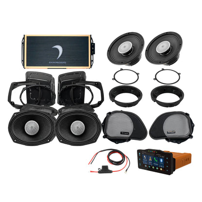 Diamond Audio 98 - 13 Harley Davidson Road Glide 4-Speaker System - DA9813RGSP5R