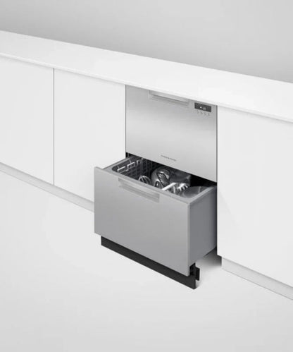 Fisher Paykel Series 7, Contemporary Double DishDrawer Dishwasher Stainless Steel - DD24DAX9N