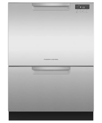 Fisher Paykel Series 7, Contemporary Tall Double DishDrawer Dishwasher Stainless Steel - DD24DCHTX9N