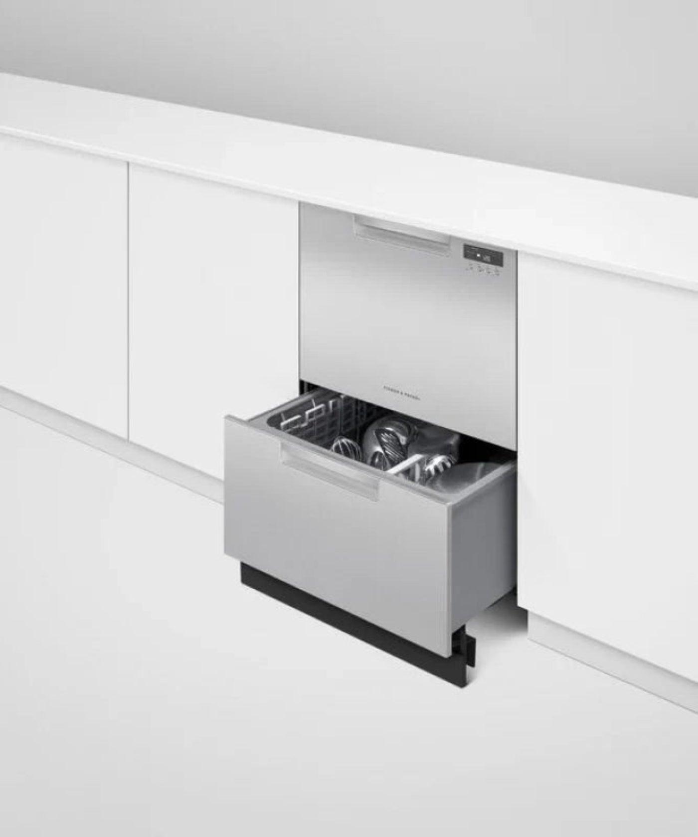 Fisher Paykel Series 7, Contemporary Tall Double DishDrawer Dishwasher Stainless Steel - DD24DCTX9N