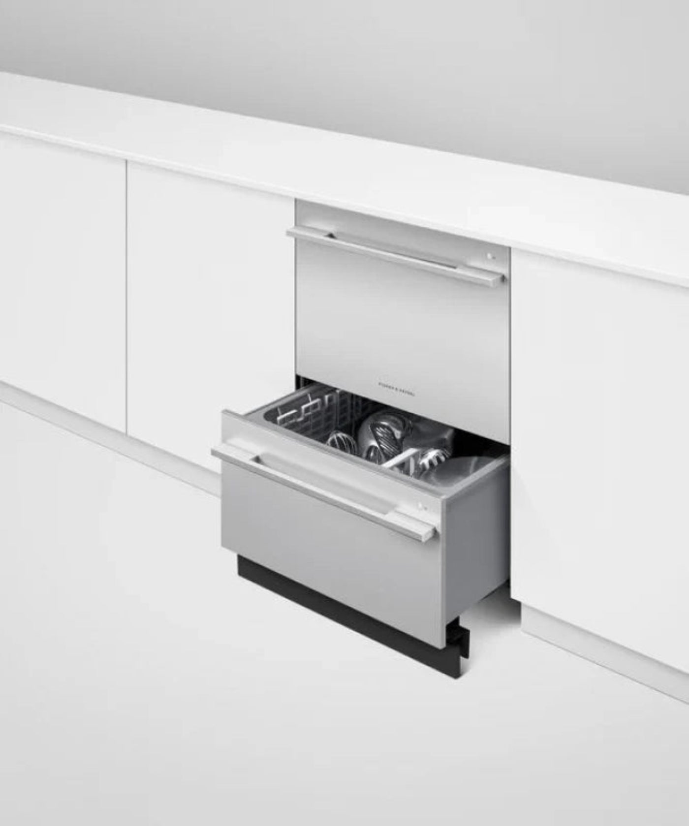 Fisher Paykel Series 9, Contemporary Tall Double DishDrawer Dishwasher Stainless Steel - DD24DDFTX9N