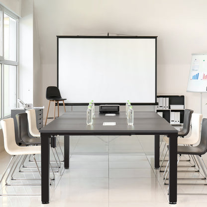 VIVO 40 Series - 118" x 55" Dual Motor 4-Leg Conference Table with Square Corner Top - DESK-KIT-405B