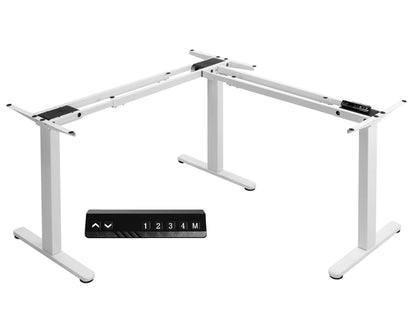 VIVO Electric Multi Motor Corner Frame with Memory Controller - DESK-V123EB
