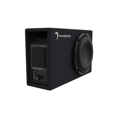 Diamond Audio 10" Slot Vented Active Subwoofer Enclosure (2Ω) - DESMB10A