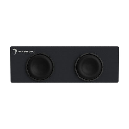 Diamond Audio 10" Dual Slot Vented Passive Subwoofer Enclosure (2Ω) - DESMB10D