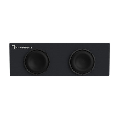Diamond Audio 10" Dual Active Slot Vented Subwoofer Enclosure (2Ω) - DESMB10DA