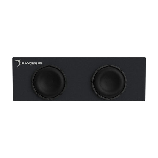 Diamond Audio 8" Dual Slot Vented Passive Subwoofer Enclosure (2Ω) - DESMB8D