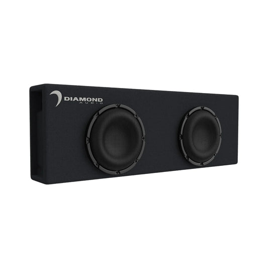 Diamond Audio 8" Dual Slot Vented Passive Subwoofer Enclosure (2Ω) - DESMB8D