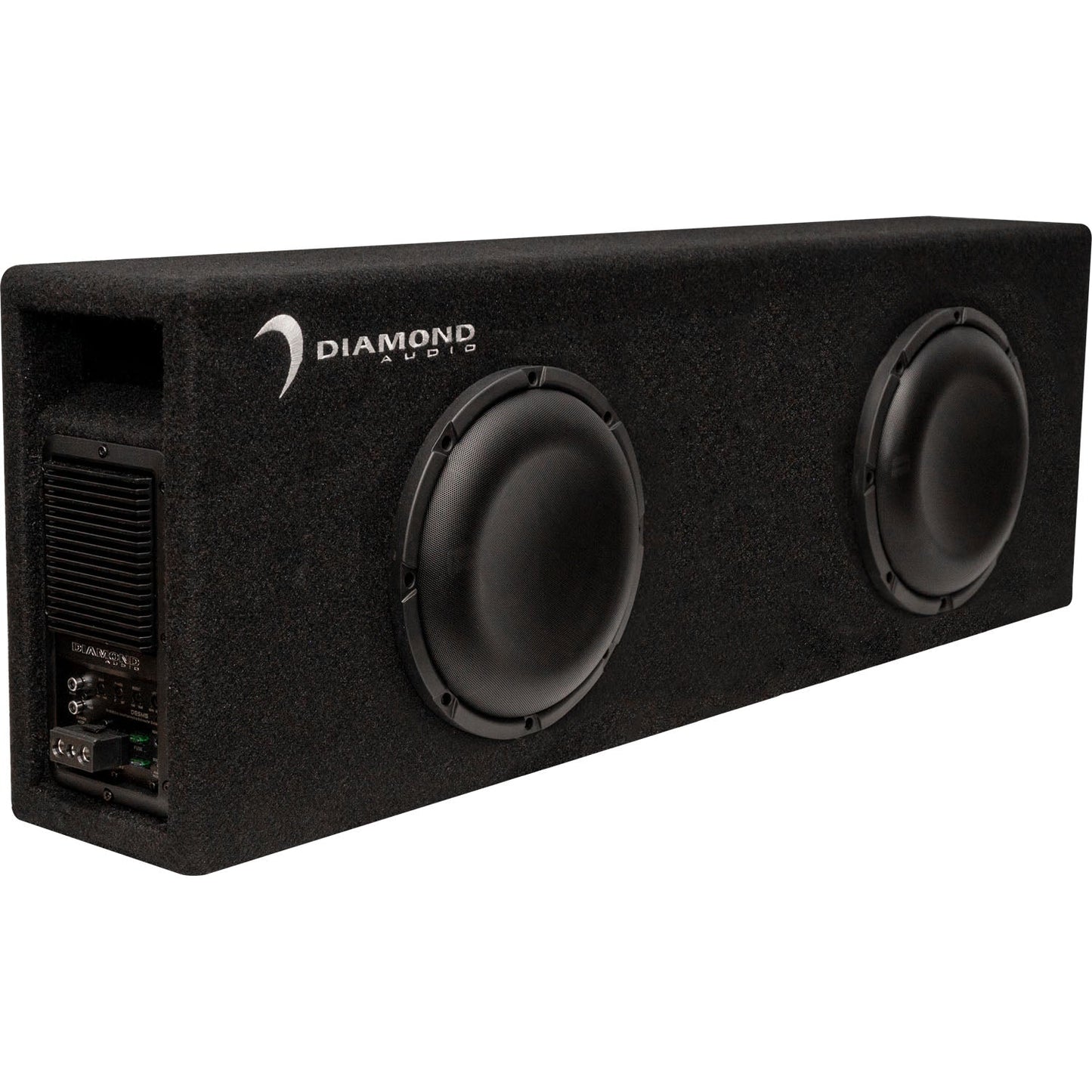 Diamond Audio 8" Dual Slot Vented Active Subwoofer Enclosure (2Ω) - DESMB8DA